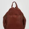 Ari Leather Tassel Backpack