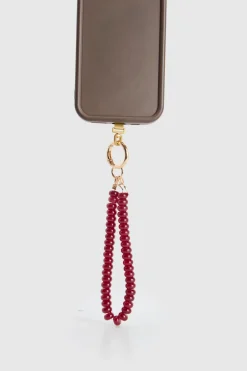 Beaded Wristlet Phone Charm