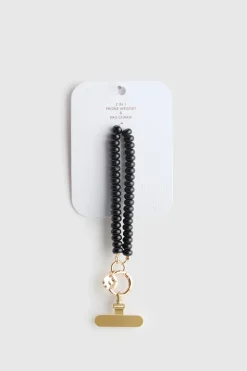 Beaded Wristlet Phone Charm