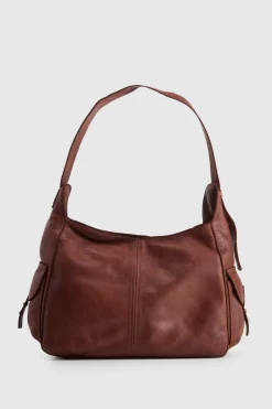 Cece Leather Hobo Bag