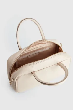 Charli Leather Bowling Bag