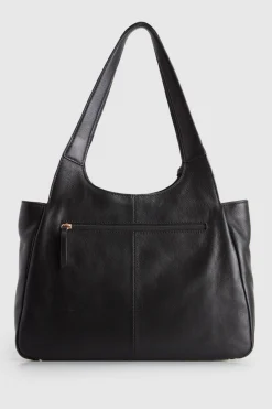 Clara Leather Charm Tote Bag