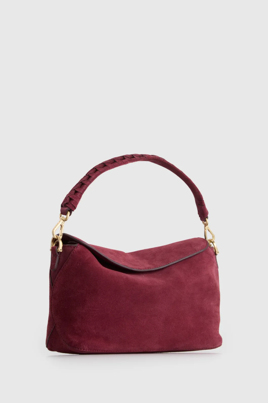 Clara Suede Leather Grab Bag