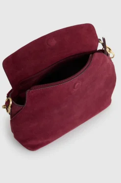 Clara Suede Leather Grab Bag
