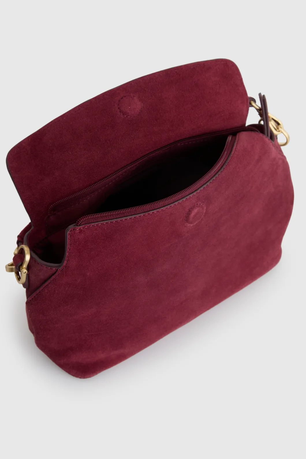 Clara Suede Leather Grab Bag