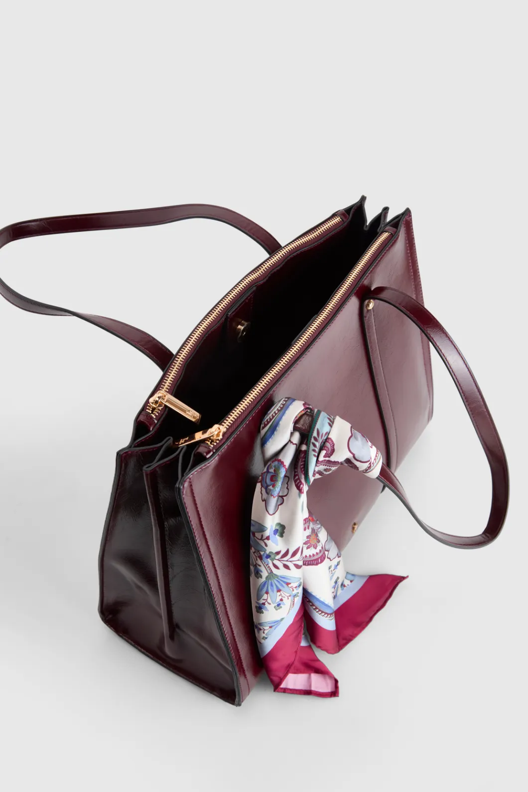 Cleo Multi Comp Tote Bag