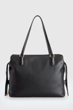 Clover Leather Work Tote Bag
