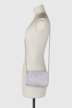 Diamante & Pearl Clutch Bag