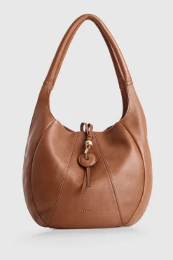 Elara Leather Hobo Bag
