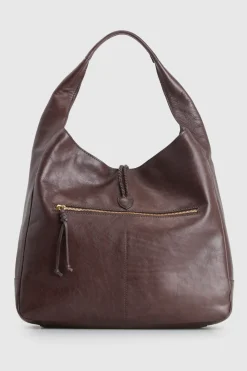Emmy Leather Large Hobo Bag