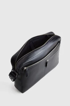 Ezra Leather EW Zip Satchel