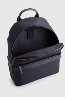 Finn Nylon/Leather Trim Backpack