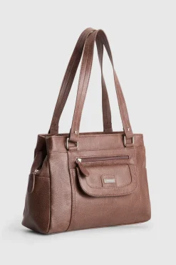 Flap Pocket Tote Bag