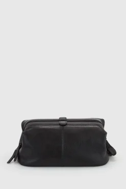 Flynn Leather Washbag