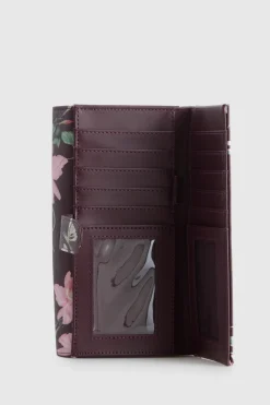 Iris Floral Large Wallet