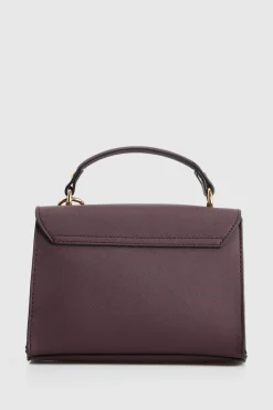 Iris Floral Top Handle Bag