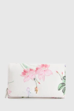 Iris Floral Trifold Wallet