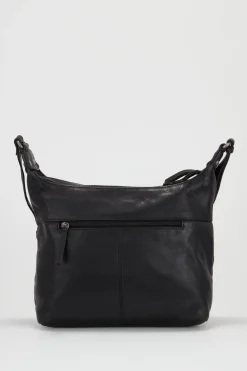 Isla Leather Braided Crossbody Bag