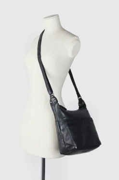 Isla Leather Braided Crossbody Bag