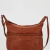 Isla Leather Braided Crossbody Bag
