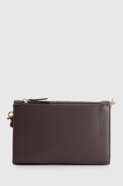Jacquard Flap Crossbody Bag