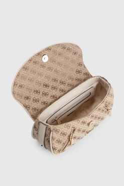Jessa Logo Flap Crossbody Bag