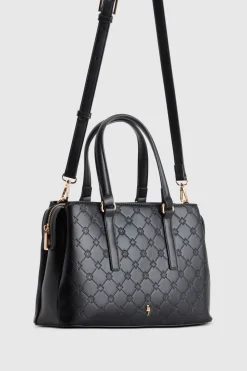 Logo Embossed Tote Bag