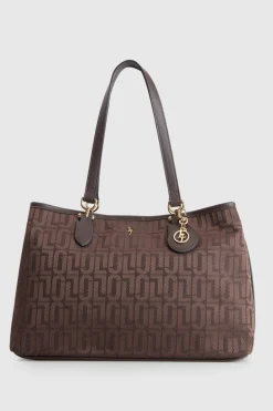 Logo Jacquard Tote Bag