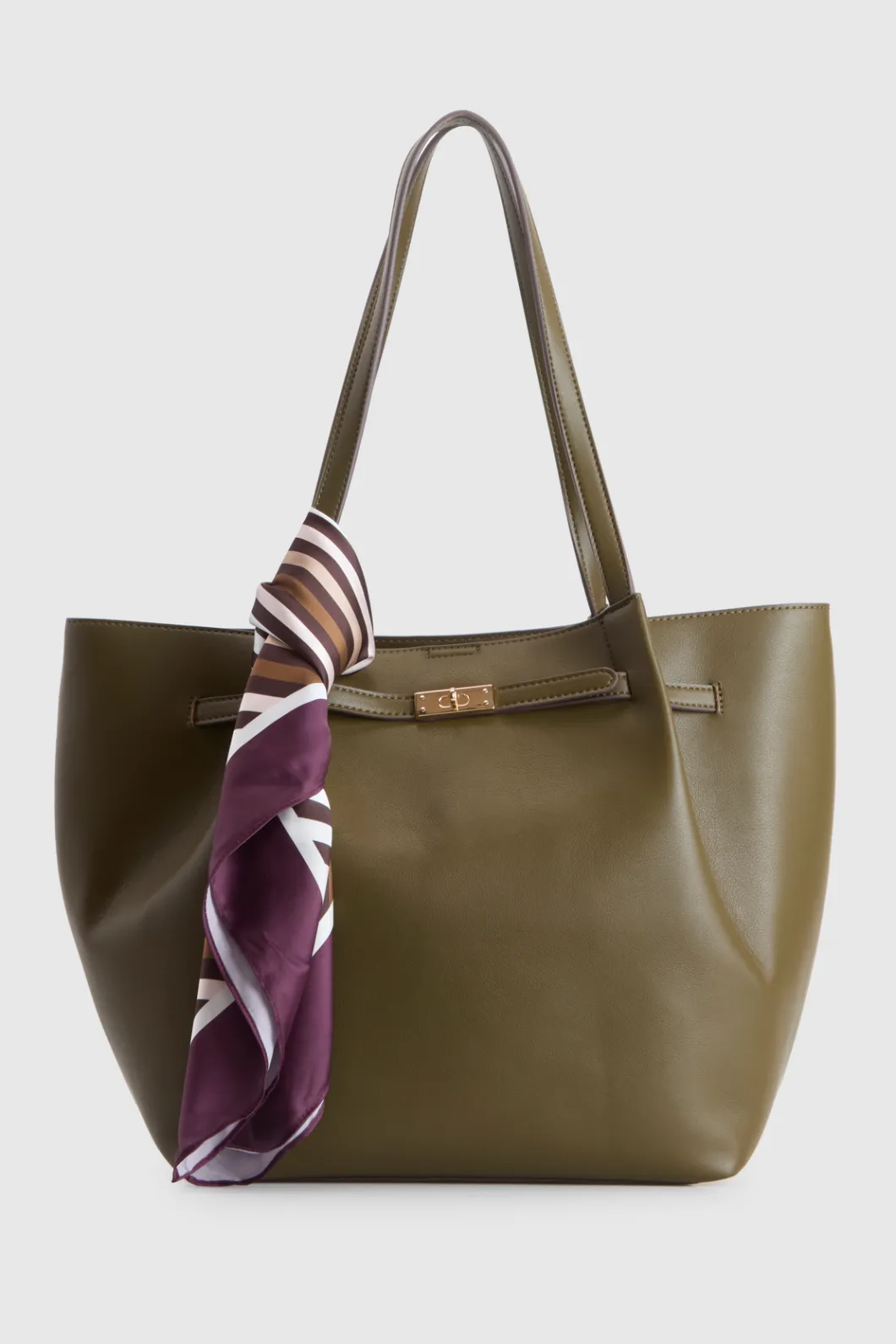 Lottie Belted Scarf Tote Bag