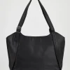 Maya Leather Buckle Tote Bag