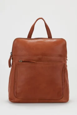 Maya Leather Convertible Backpack