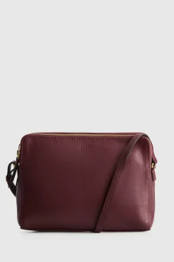 Maya Leather Crossbody Bag