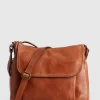 Maya Leather Large Crossbody Bag