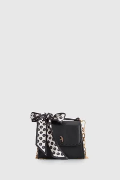 Micro Scarf Top Handle Bag