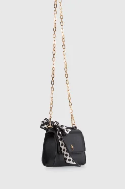 Micro Scarf Top Handle Bag