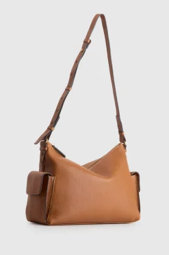 Narda Leather Large Crossbody Bag