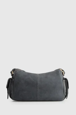 Narda Leather Pocket Crossbody Bag