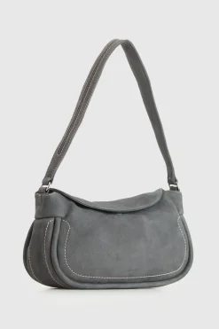 Narda Nubuck Leather Shoulder Bag