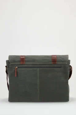 Noah Canvas/Lea Trim EW Satchel