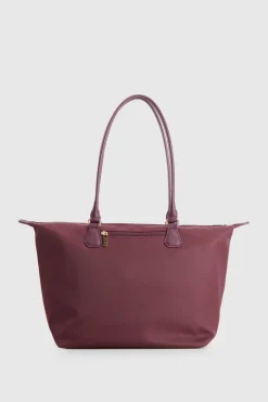 Noosa Leather Trim Tote Bag