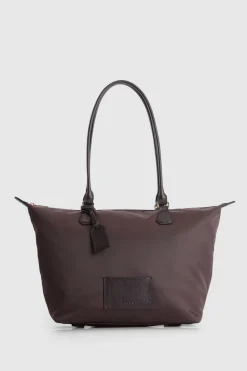 Noosa Leather Trim Tote Bag