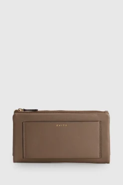 RFID Daisy Leather Large Wallet