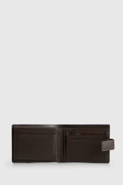 RFID Ellis Leather Tab Wallet