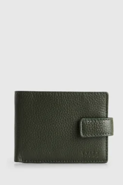 RFID Ellis Leather Tab Wallet