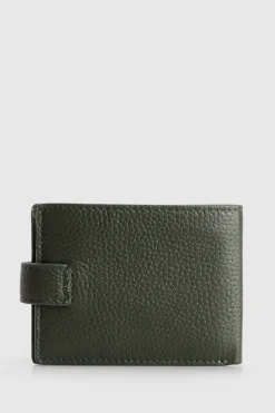 RFID Ellis Leather Tab Wallet