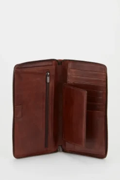 RFID Flyn Leather Travel Wallet