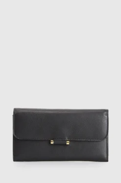 RFID Iris Leather Large Wallet