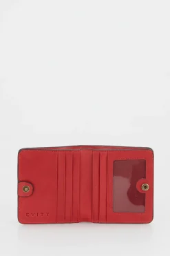 RFID Leather Slim CC Wallet