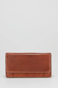 RFID Maya Leather Large Clutch