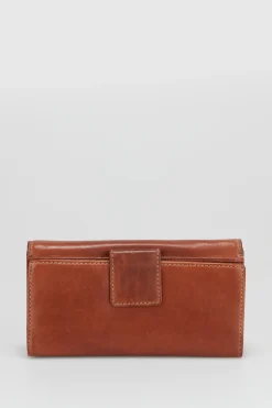 RFID Maya Leather Large Clutch